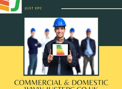 Just EPC assessor displaying an EPC rating for a property in Manchester